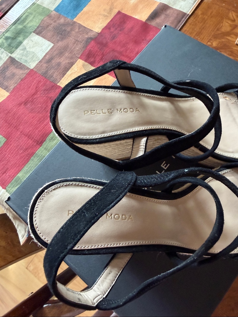 Pelle Moda Dora Wedge Sandals - Picture 10 of 11